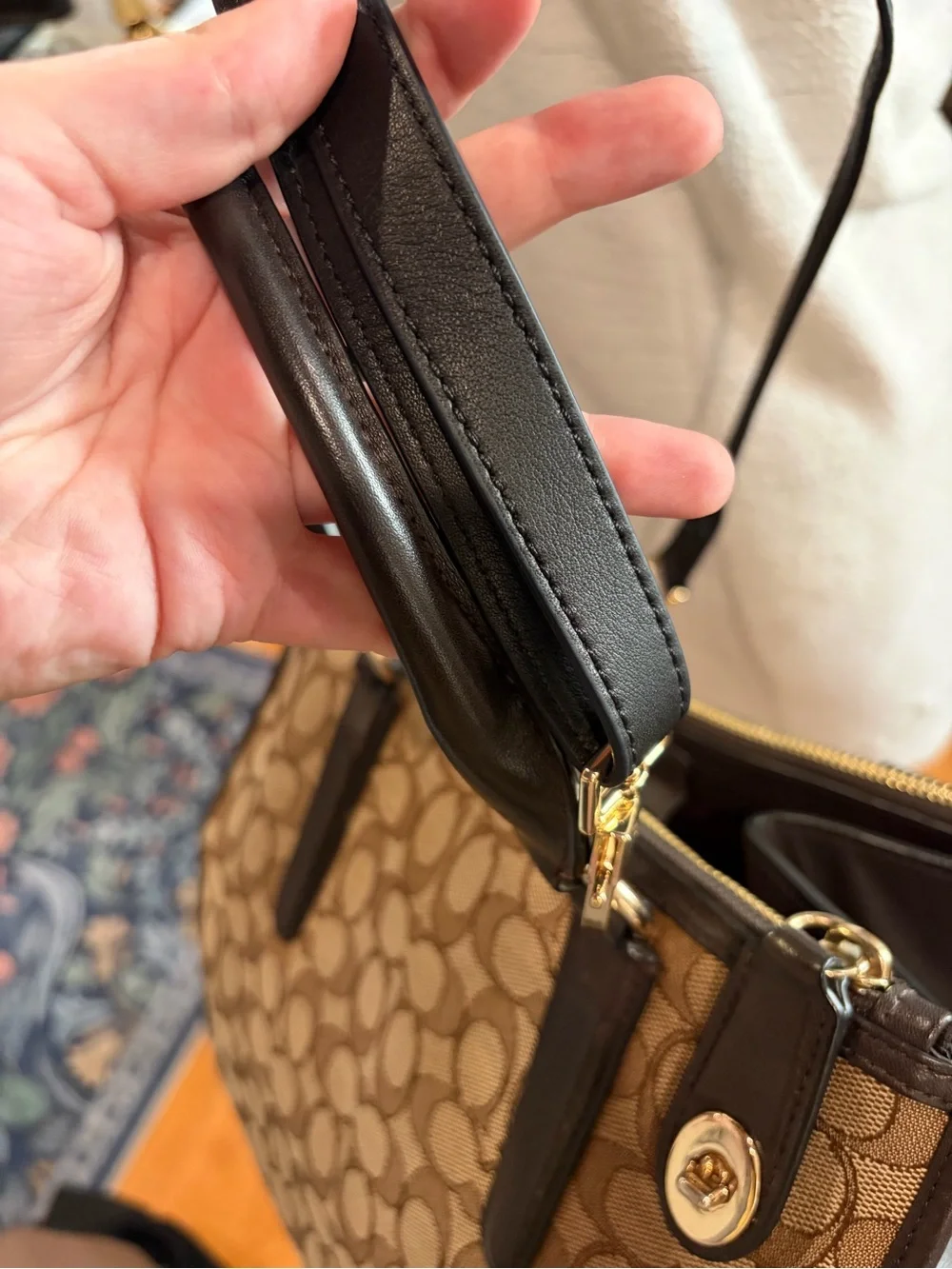 Coach Signature Crosby Carryall